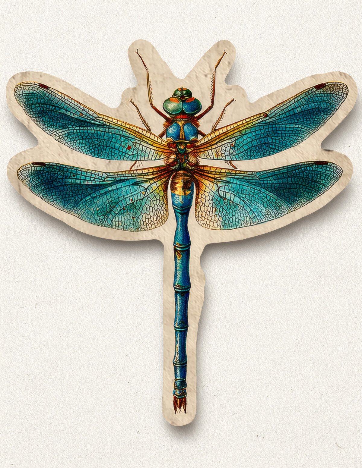 Vintage Dragonfly Fussy Cuts – 24 Cutouts - Image 6