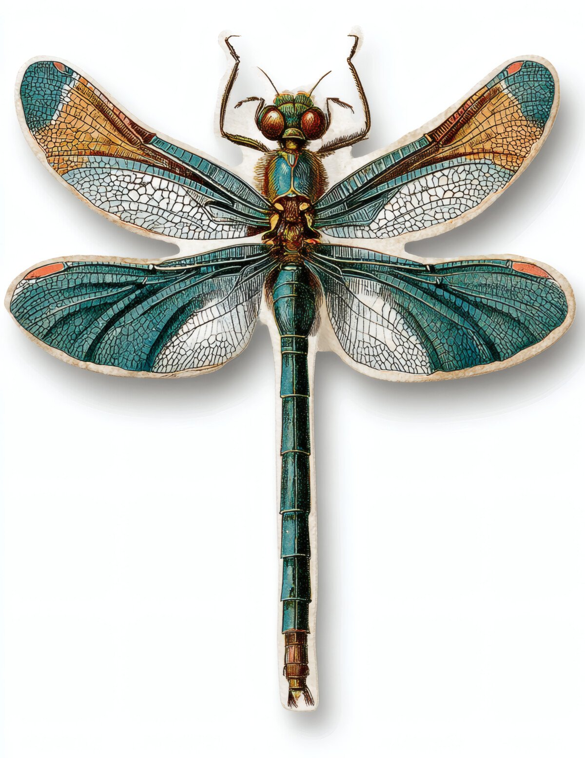 Vintage Dragonfly Fussy Cuts – 24 Cutouts - Image 8