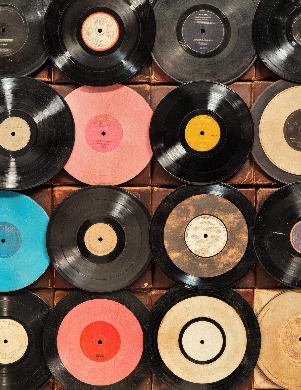 Vintage Vinyl Record Journal Pages – 56 Music Collage Papers - Image 10