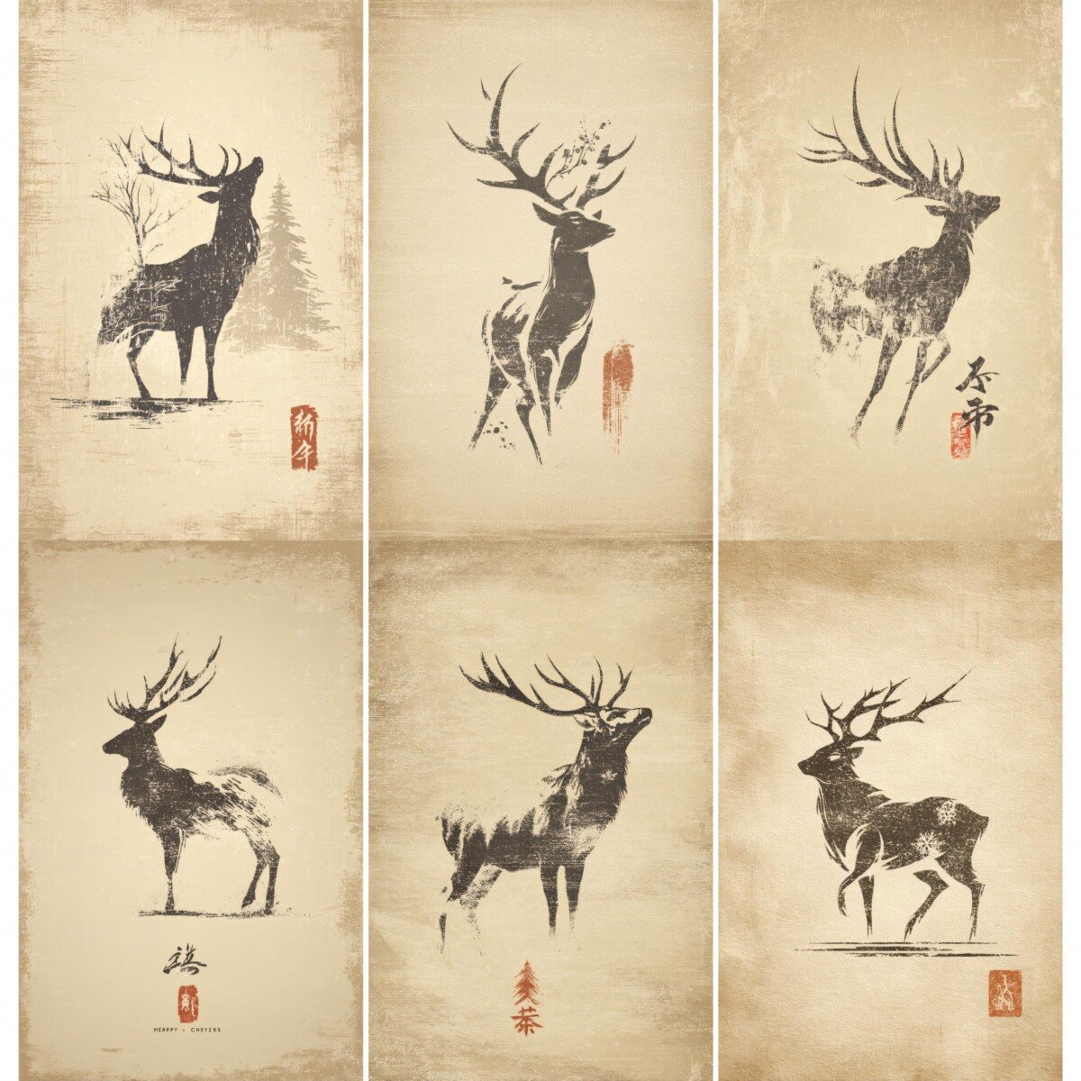 Rustic Deer Christmas Journal 52 Pages - Image 2