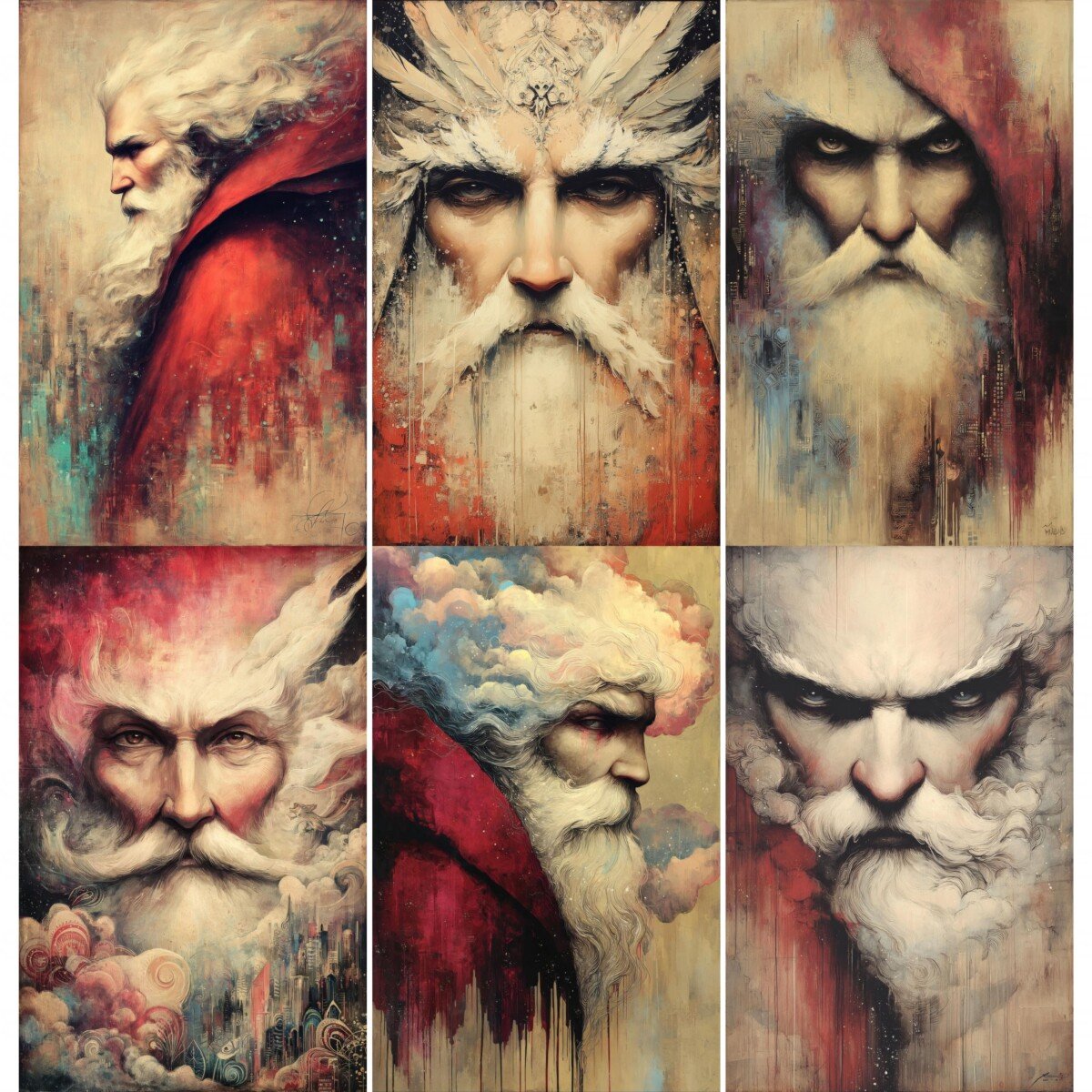 52 Vintage Santa Christmas Junk Journal Pages - Image 8