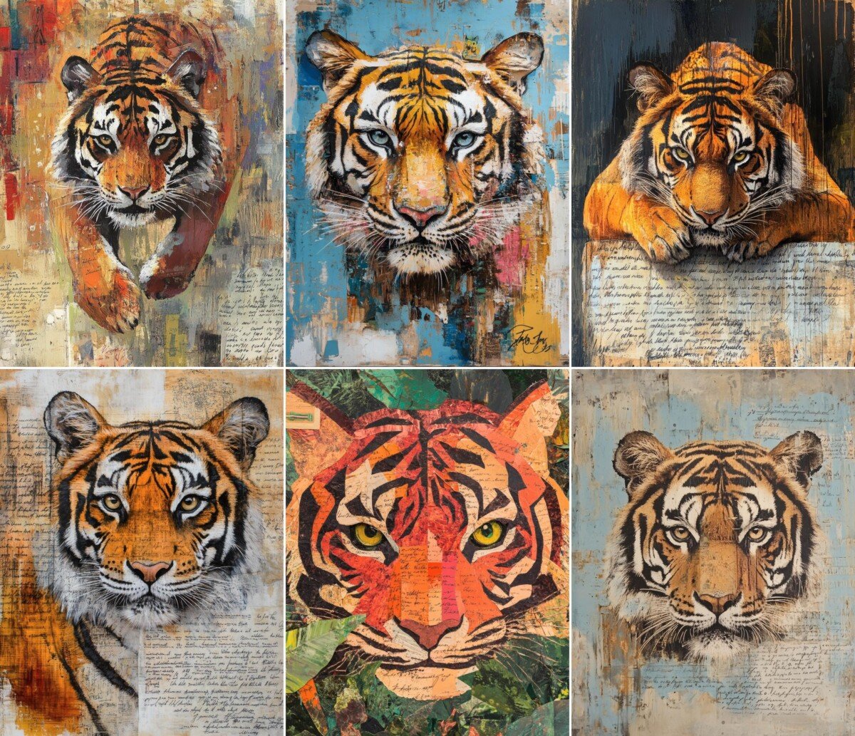 52 Wise Tiger Wildlife Journal Pages - Image 5