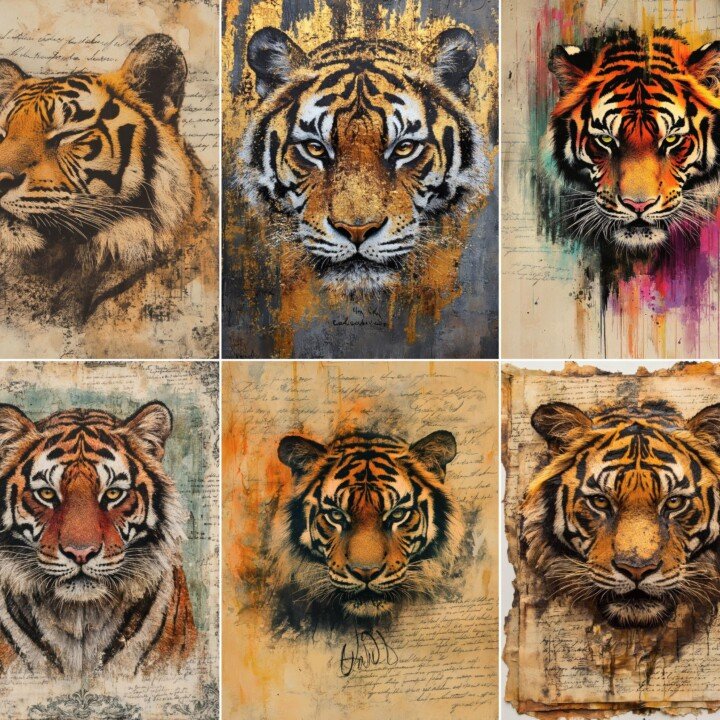 52 Wise Tiger Wildlife Journal Pages