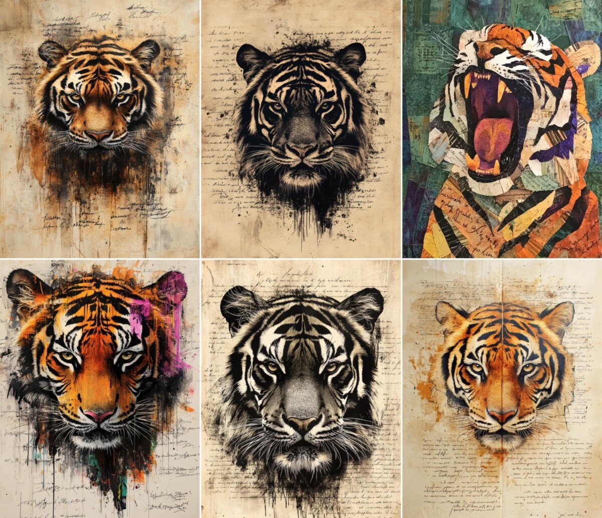 52 Wise Tiger Wildlife Journal Pages - Image 7
