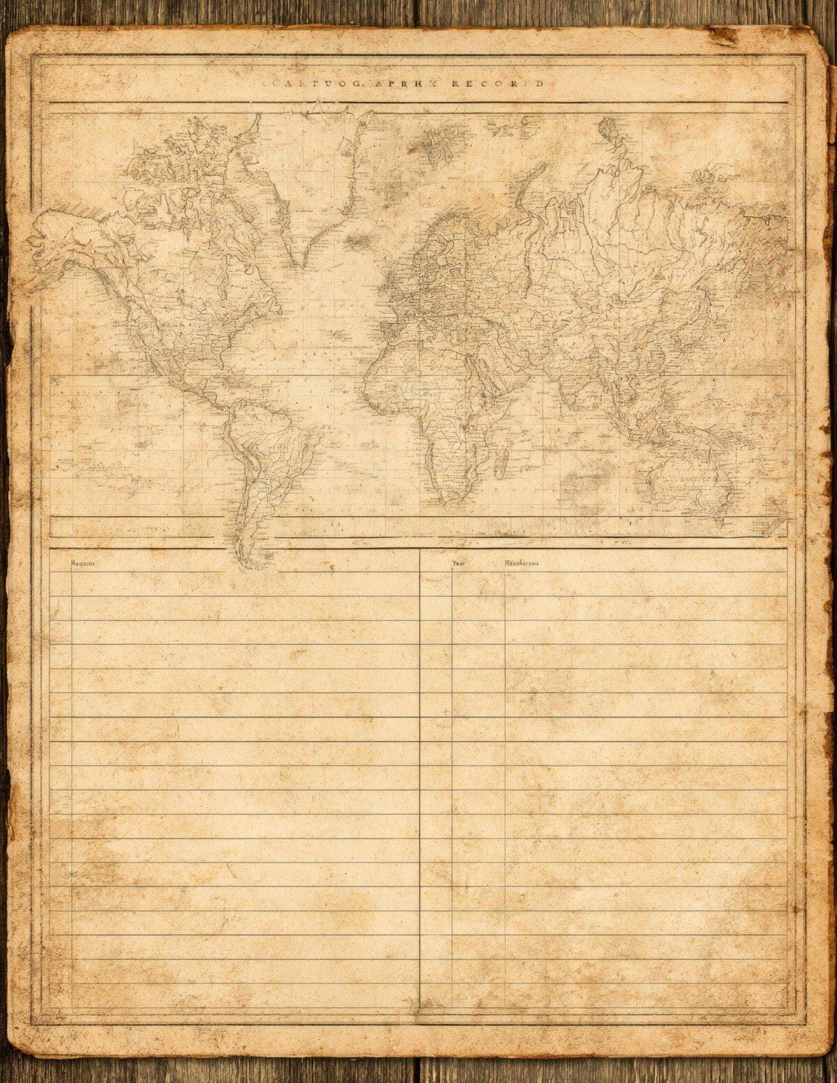 Vintage Map Collection Record Card 28 Pages - Image 7