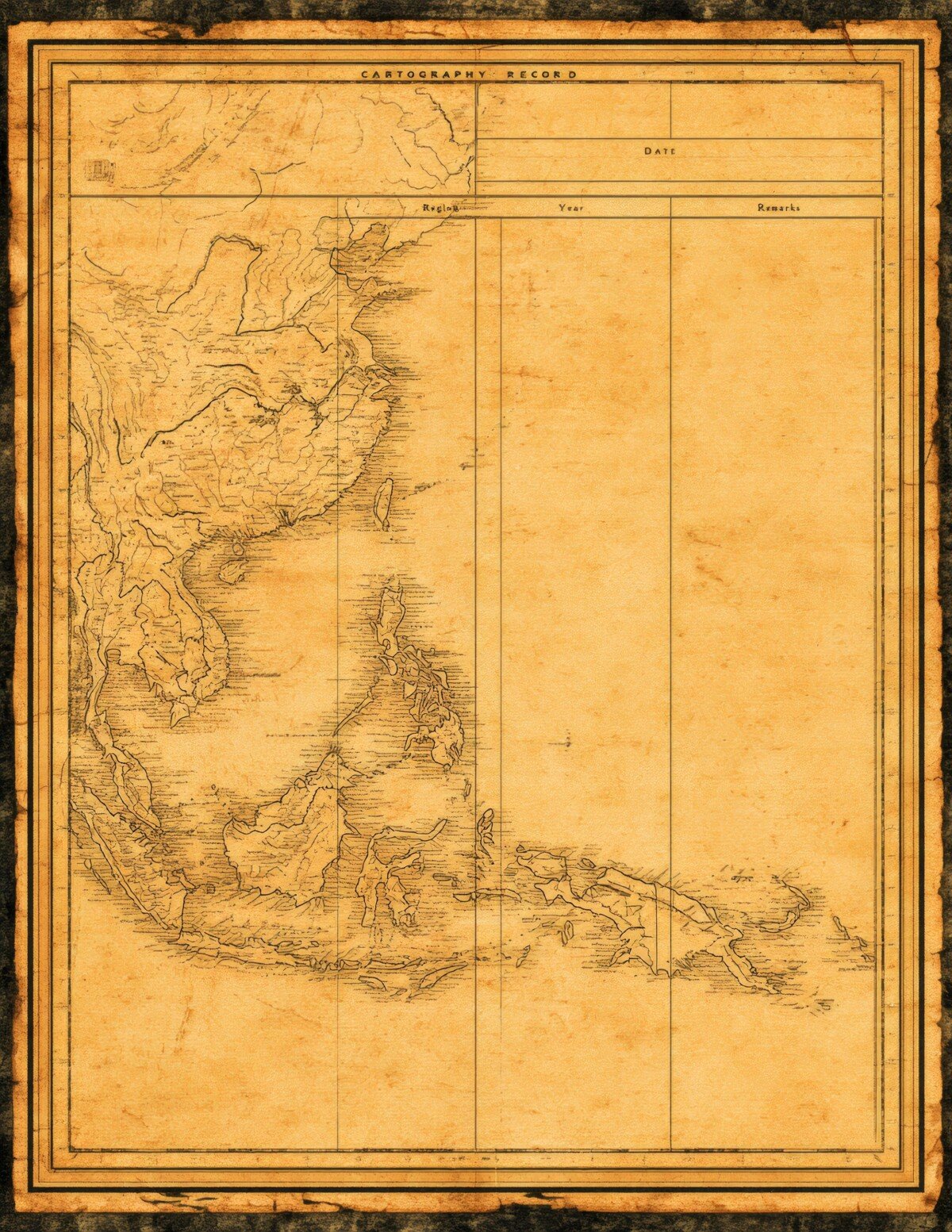 Vintage Map Collection Record Card 28 Pages - Image 8