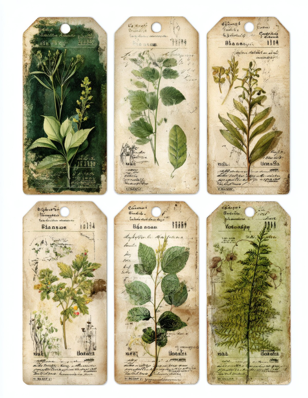Vintage Botanical Specimen Labels – 300+ Herbarium Tags - Image 7