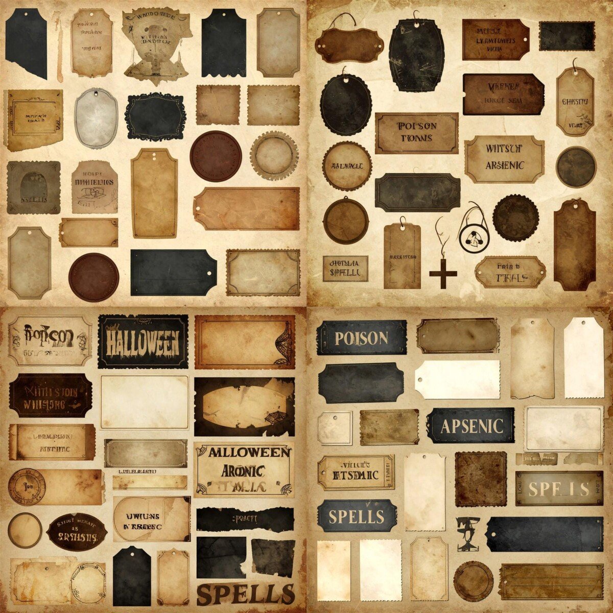 vintage preview 7 – Labels & Tags