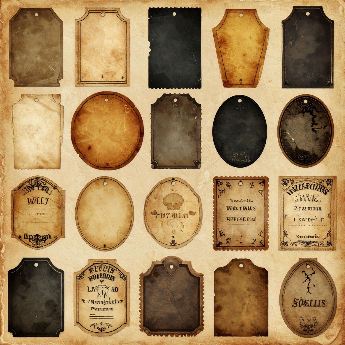 vintage preview 4 – Labels & Tags