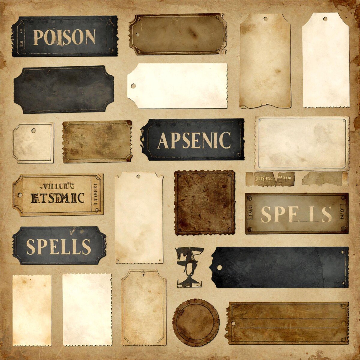 vintage preview 2 – Labels & Tags
