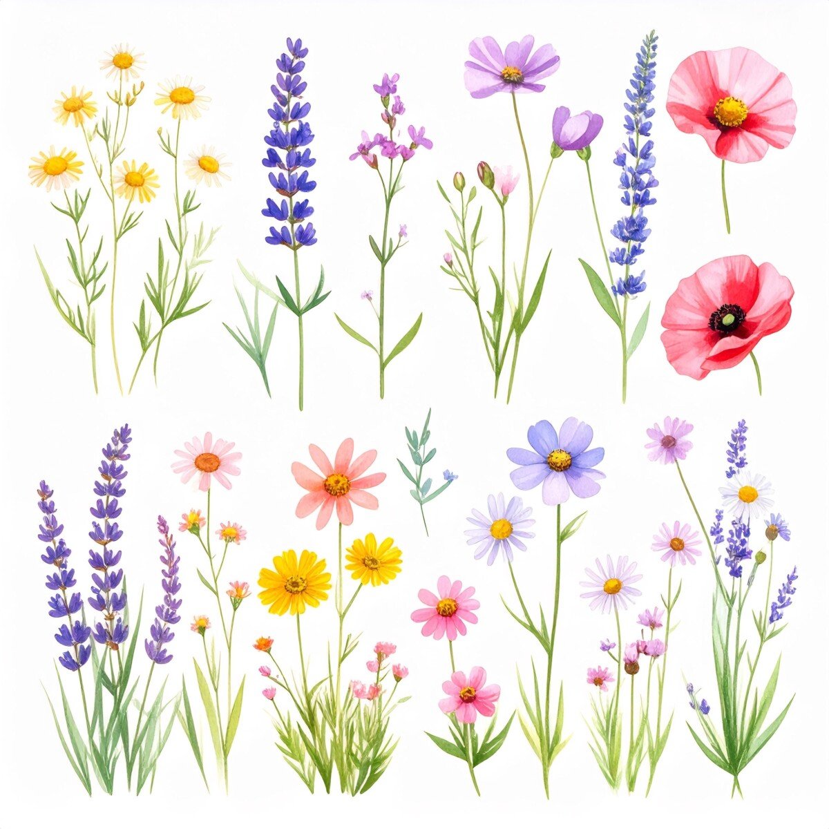 wildflower preview 7 – Fussy Cuts