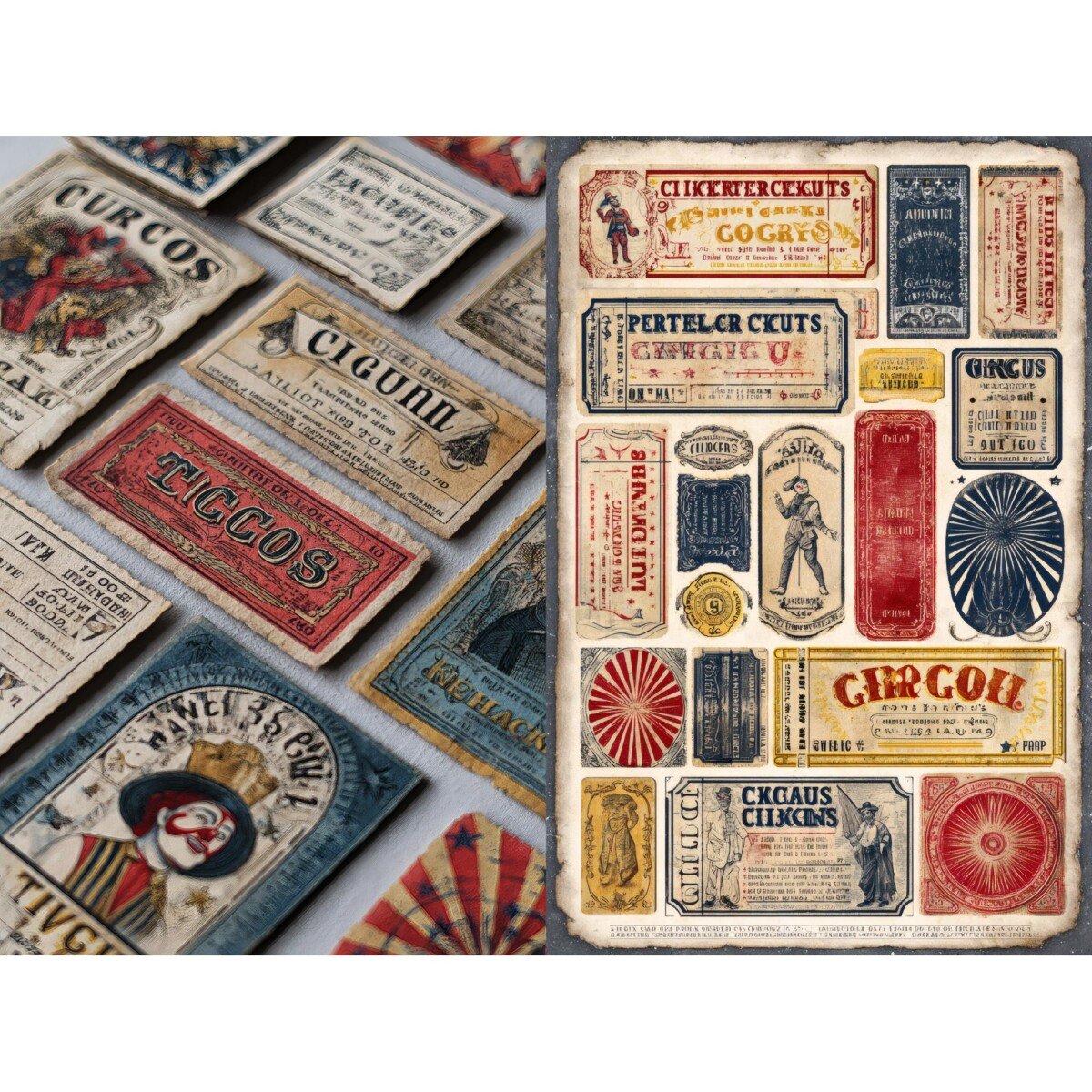 vintage preview 4 – Fussy Cuts