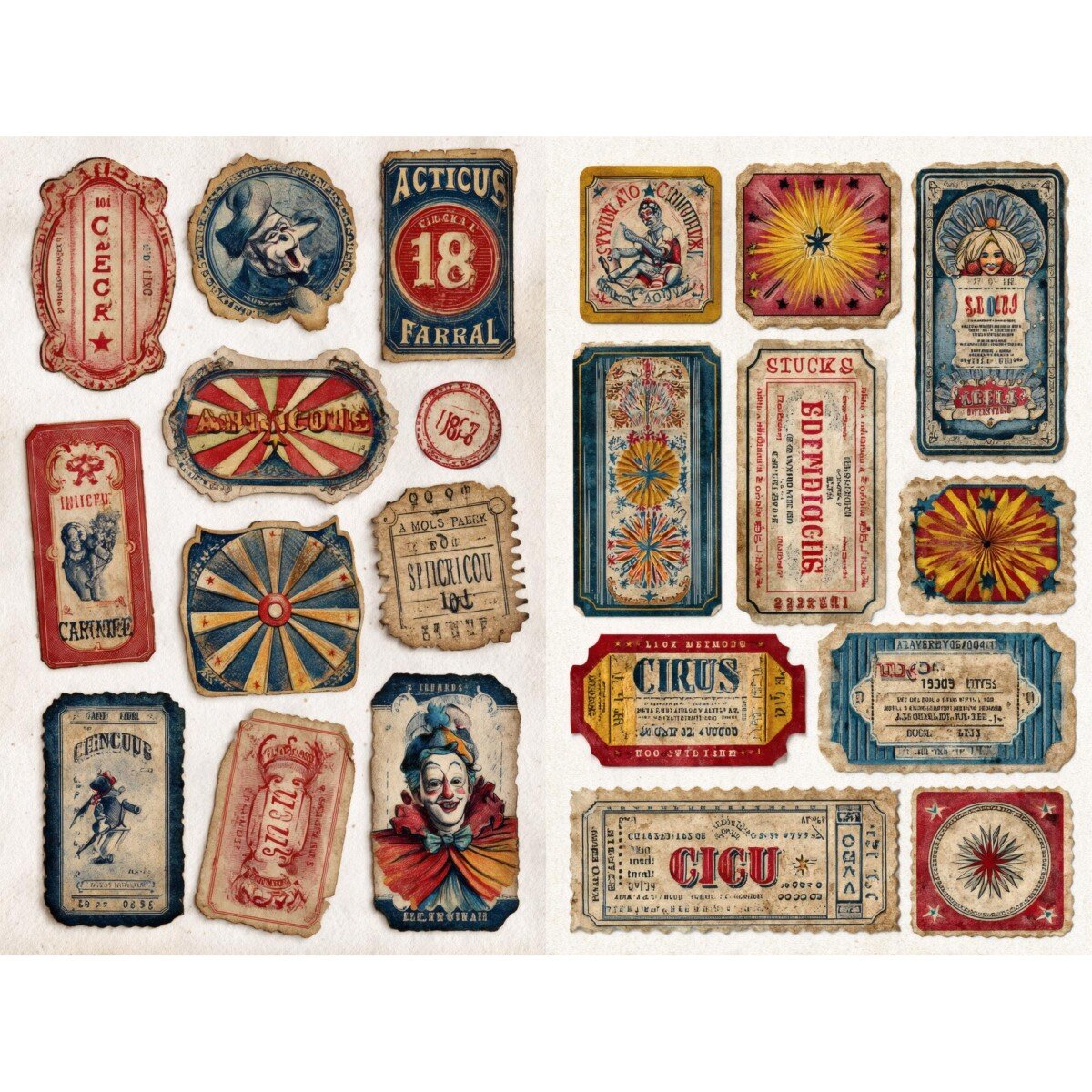 vintage preview 5 – Fussy Cuts