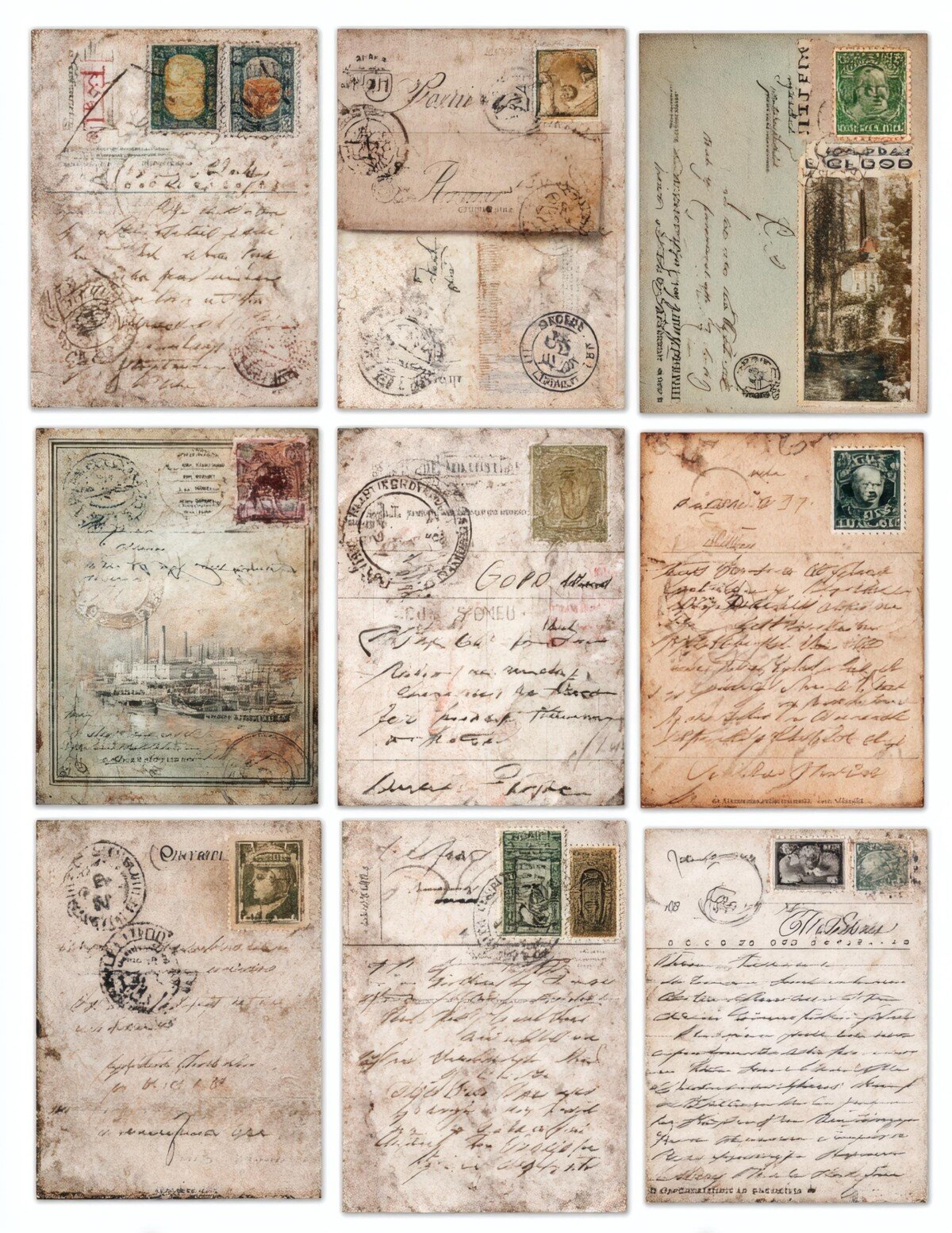 postcards preview 8 – Fussy Cuts