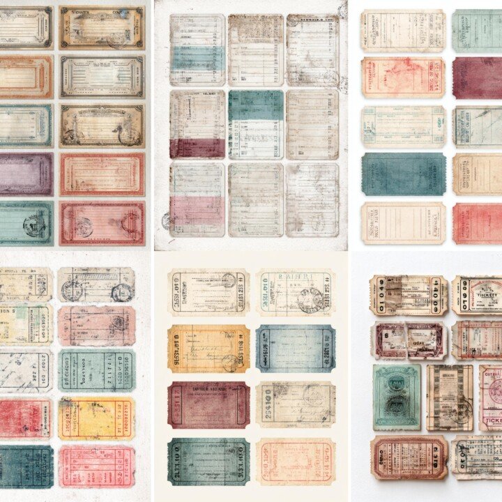 vintage preview 2 – Labels & Tags