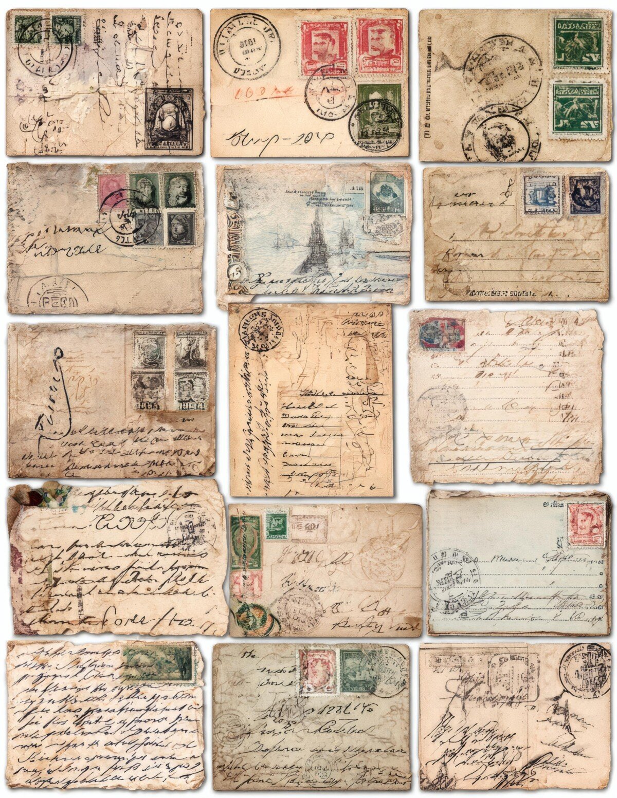 postcards preview 9 – Fussy Cuts