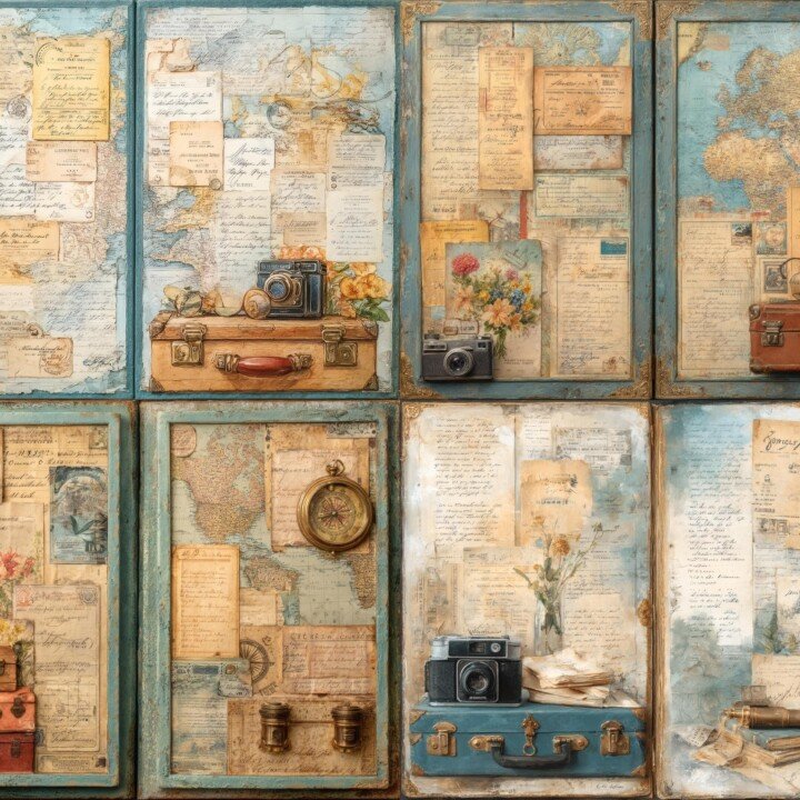 vintage – 26 Vintage Travel Junk Journal
