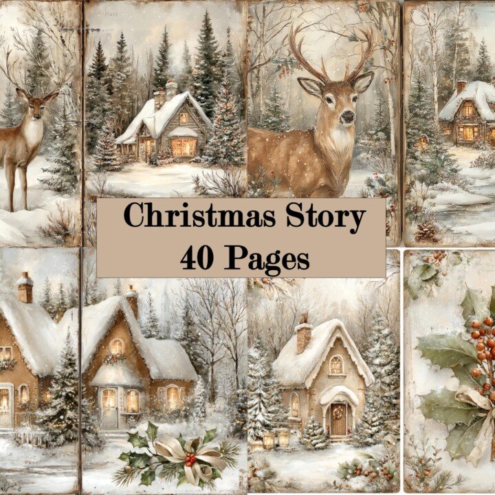 cozy – 40 Cozy Winter Junk Journal Kit