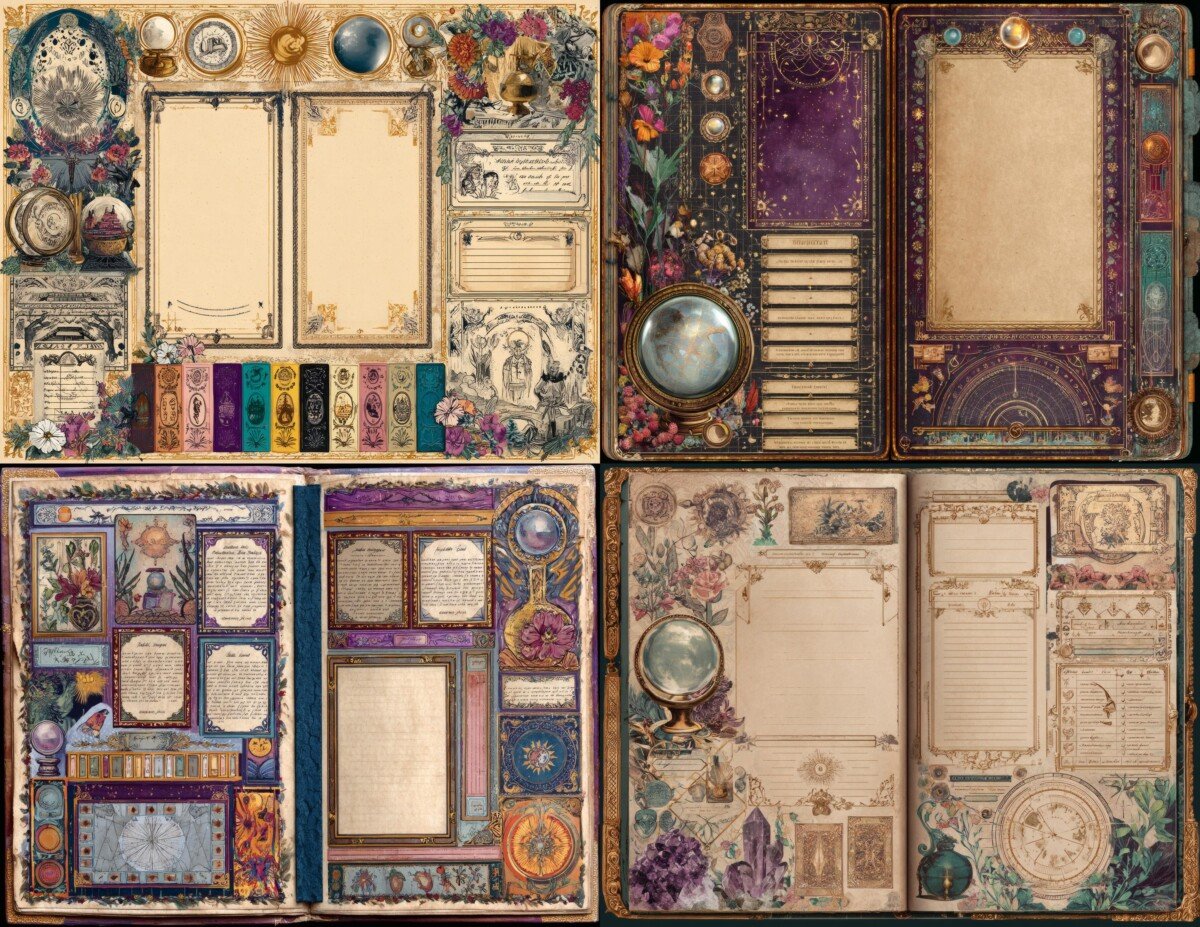 divination preview 2 – Journal Pages