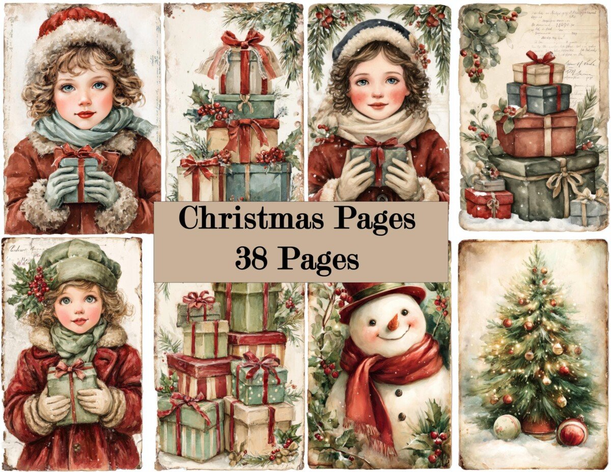nordic – 38 Nordic Junk Journal Kit
