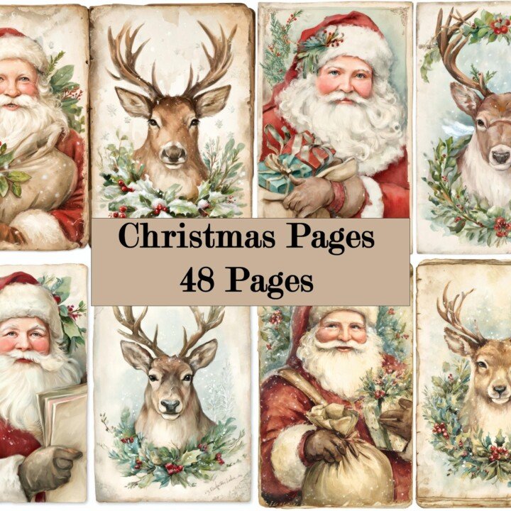 junk – 48 48 Christmas Junk Journal Kit