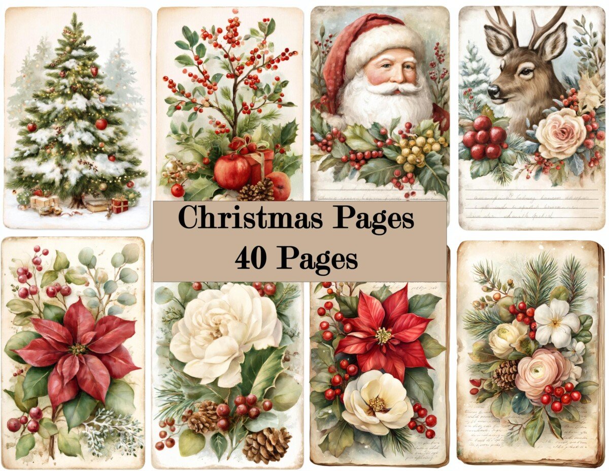 christmas – 48 Christmas Paper Kit