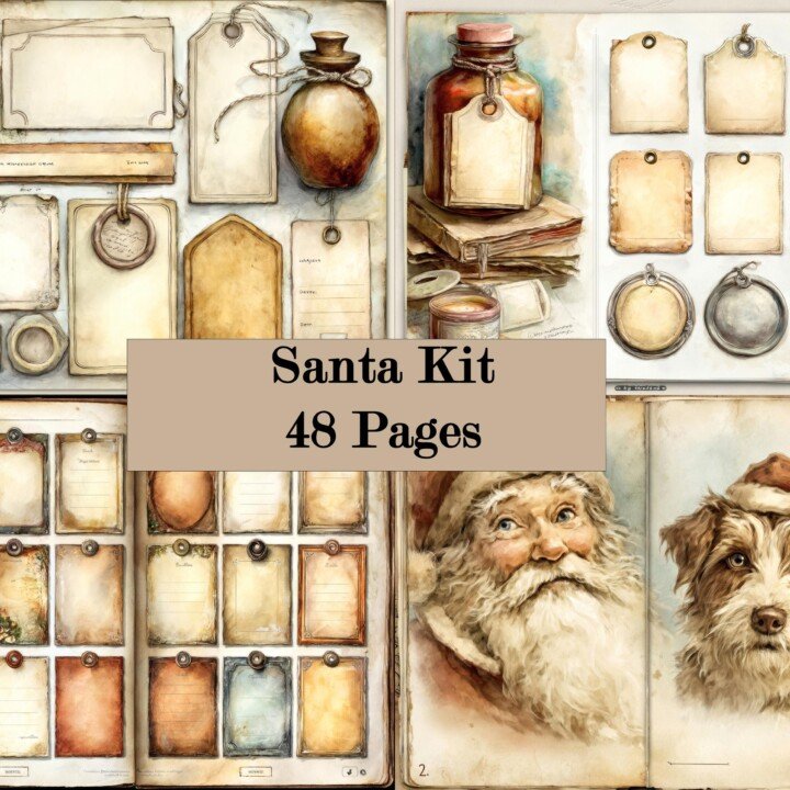 christmas – 48 Set 2 Junk Journal Kit