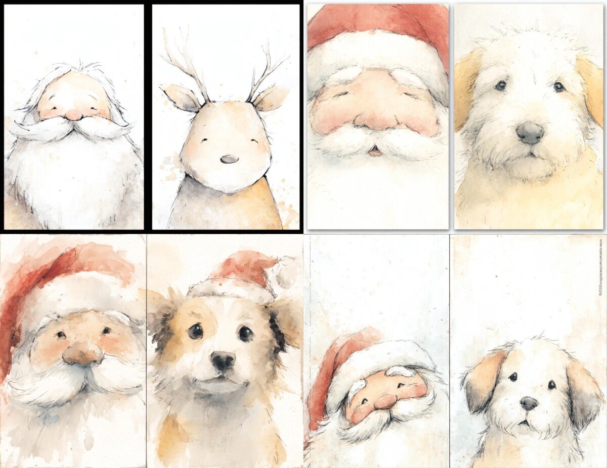 santa preview 5 – Journal Pages