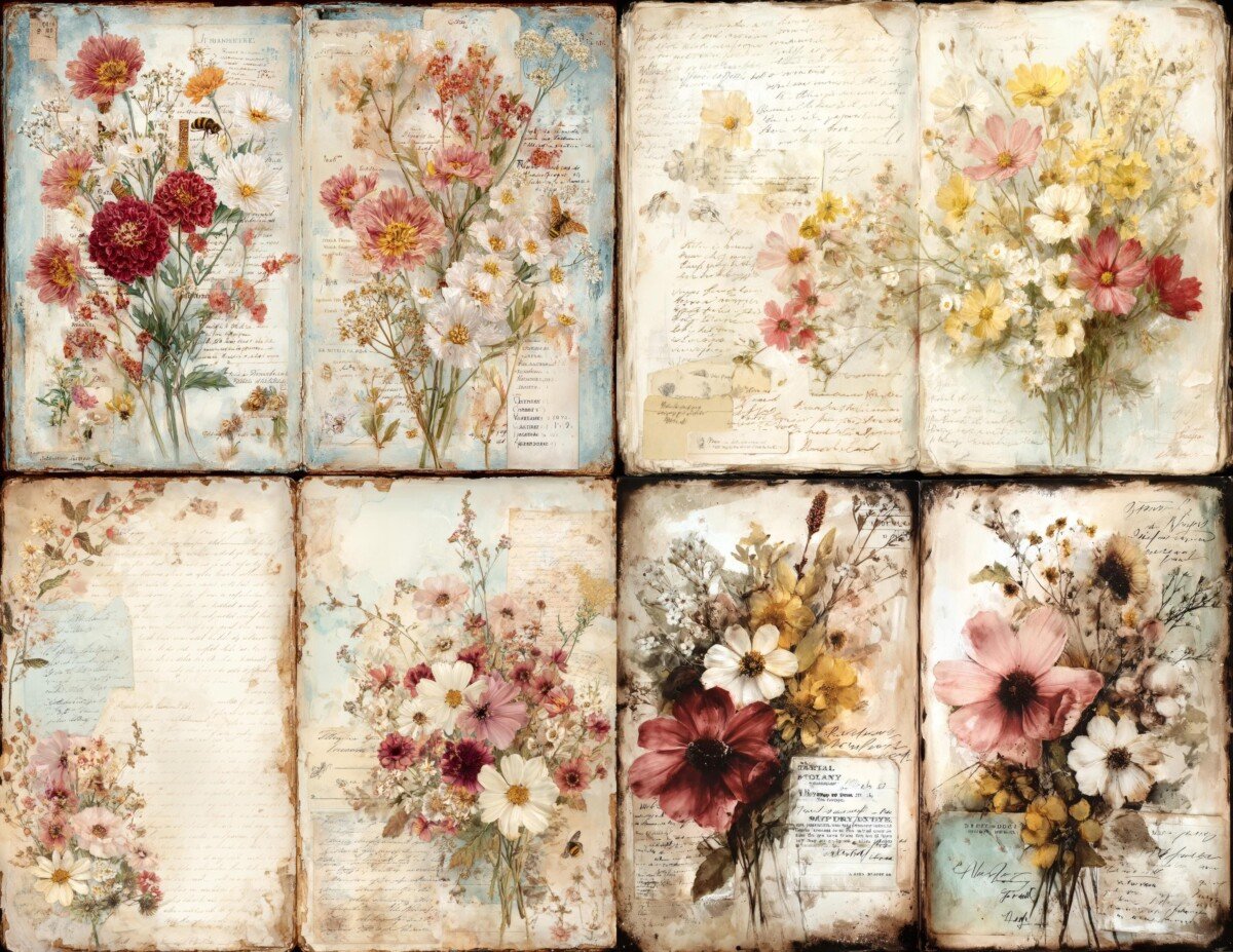 vintage preview 4 – Journal Pages