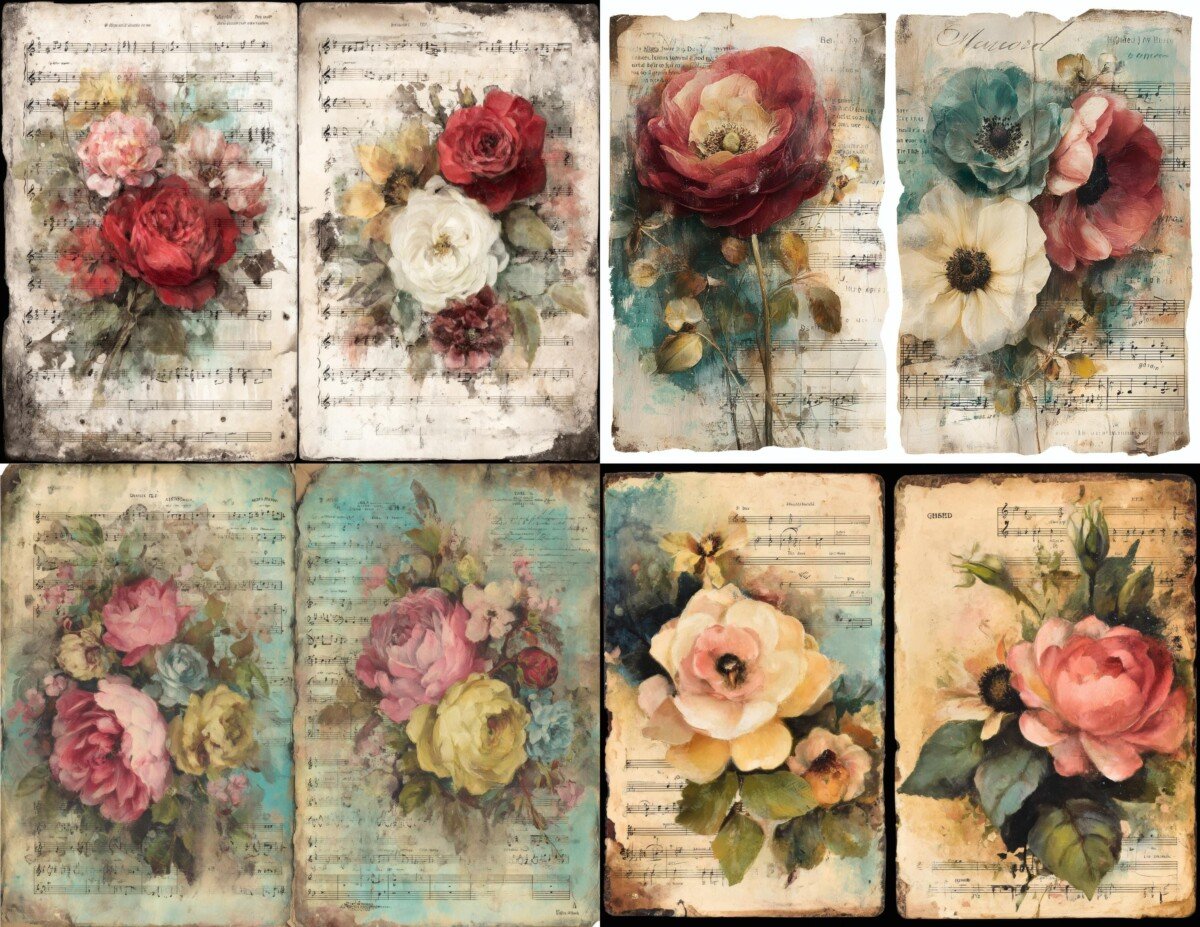 floral preview 5 – Journal Pages