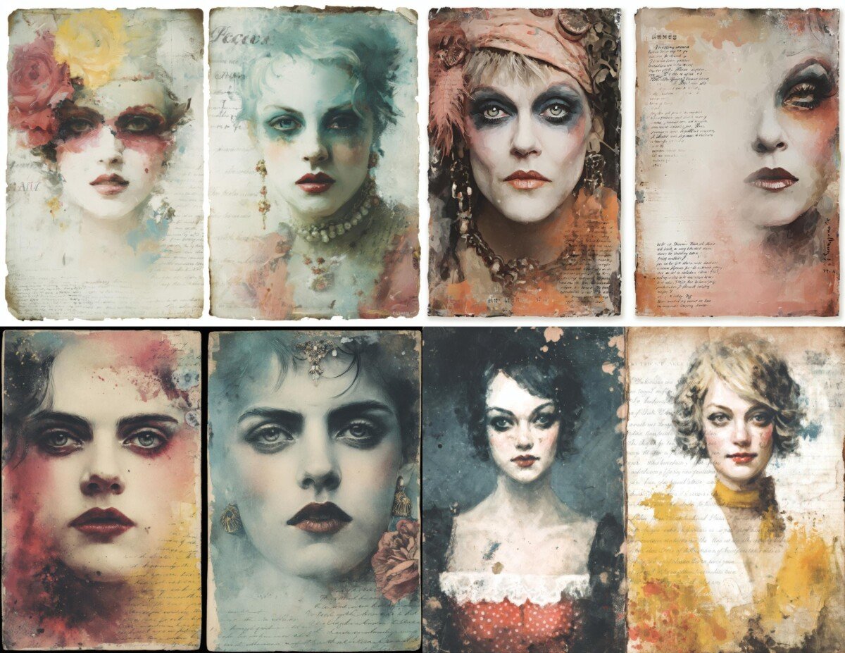 vintage preview 2 – Journal Pages