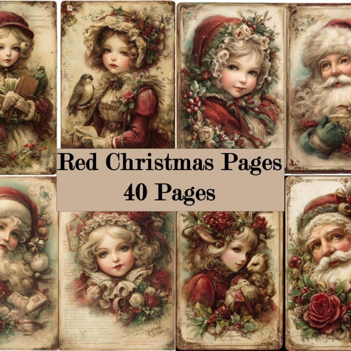 christmas – 40 Christmas Journal Pages