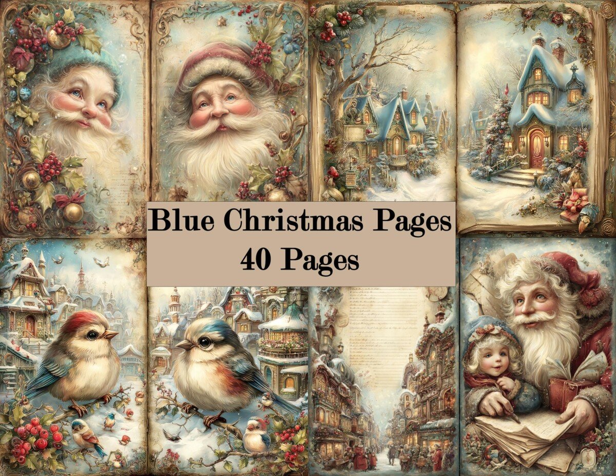 christmas – 40 Christmas Journal Pages