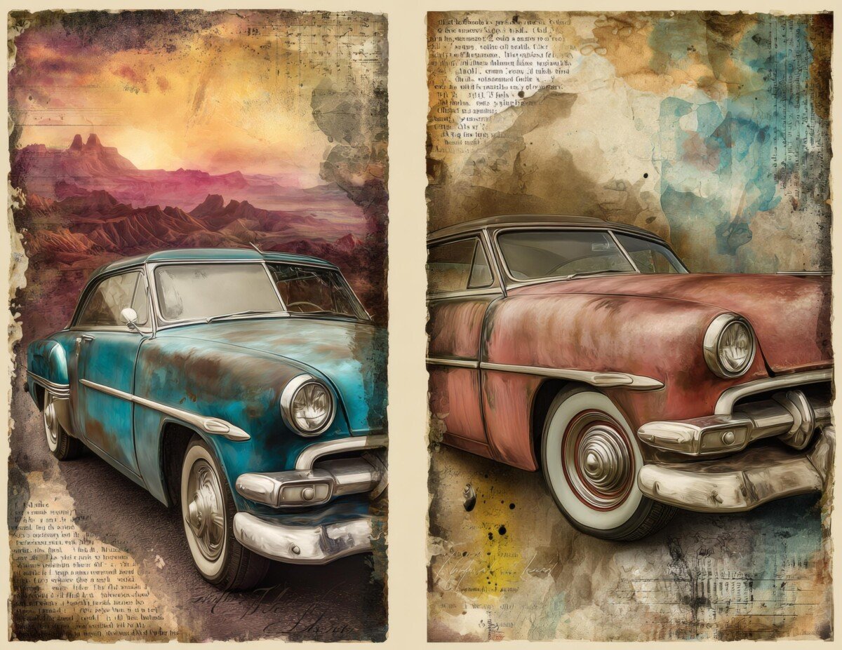 vintage preview 7 – Journal Pages