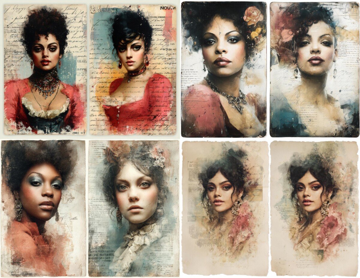 vintage preview 6 – Journal Pages