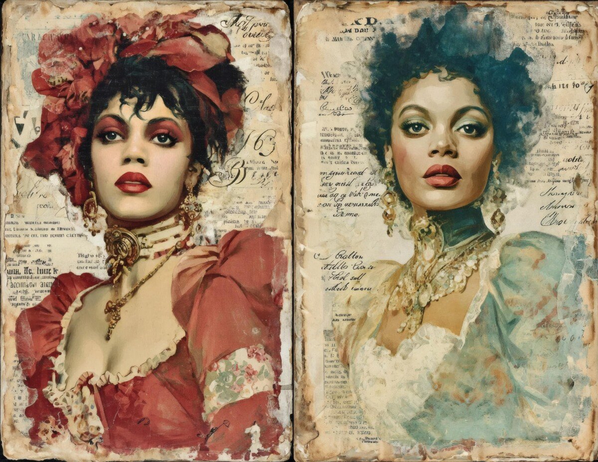 vintage preview 8 – Journal Pages