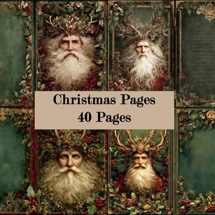 christmas – 40 Christmas Junk Journal Pages