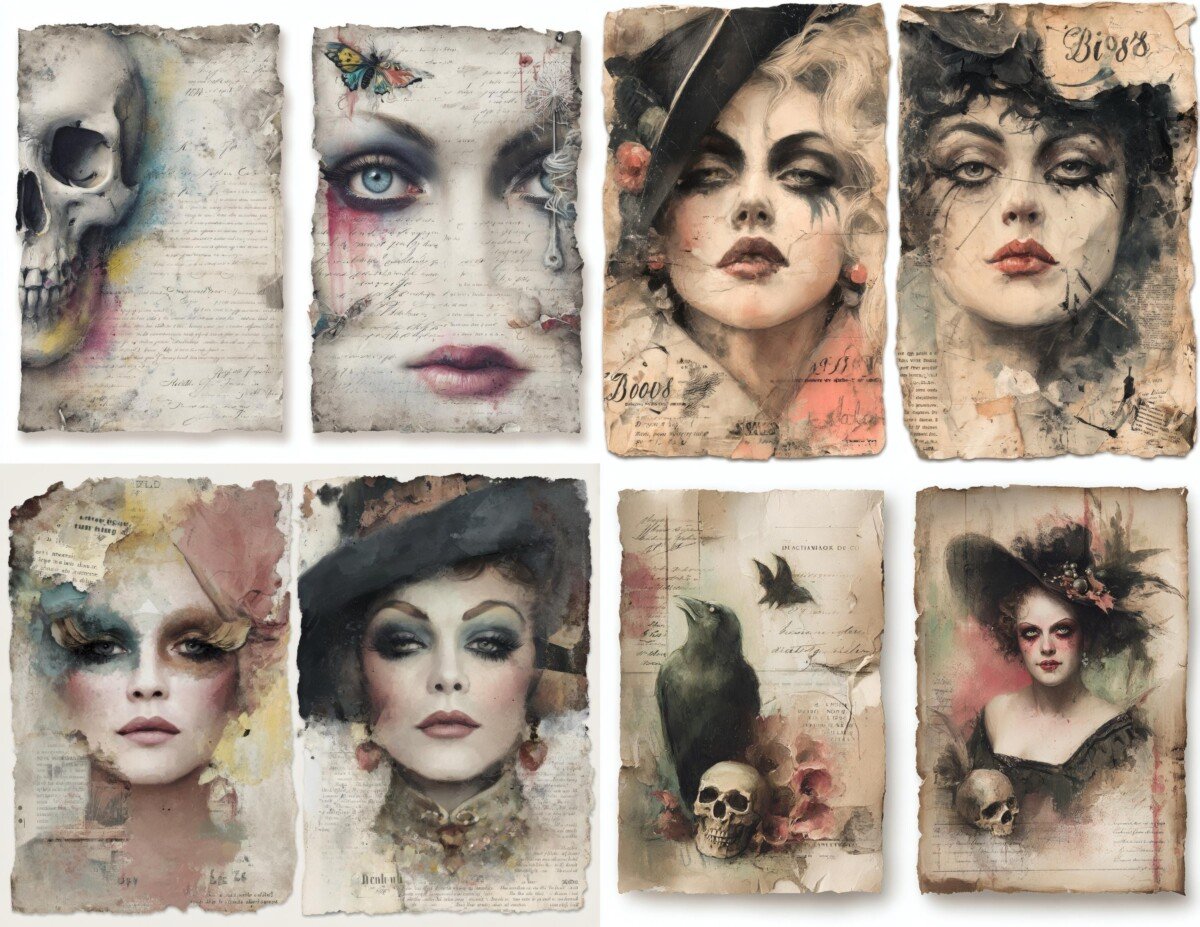 vintage preview 4 – Journal Pages