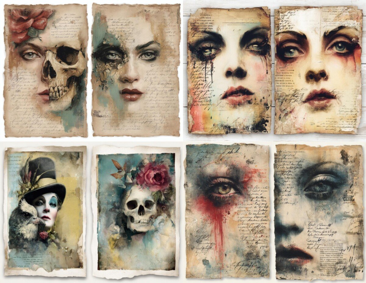 vintage preview 2 – Journal Pages
