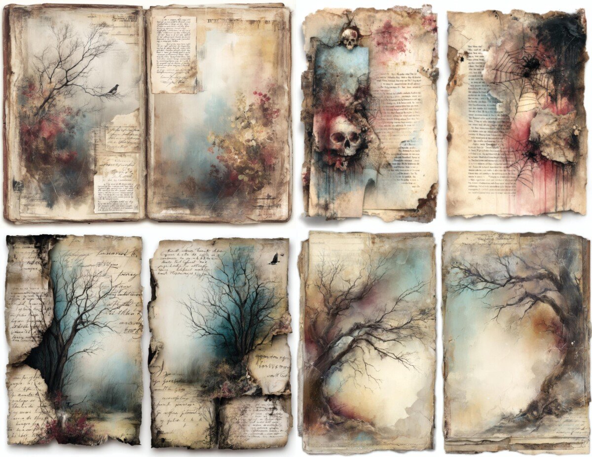 creepy preview 2 – Journal Pages