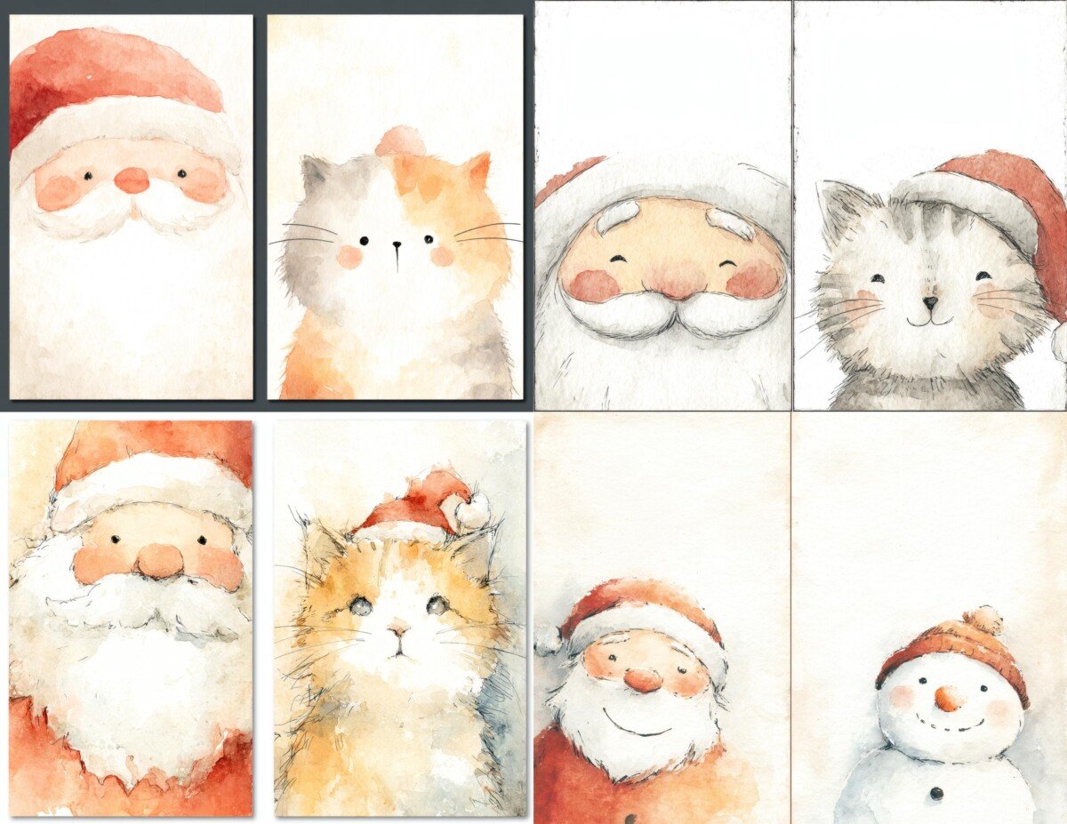 santa preview 2 – Journal Pages
