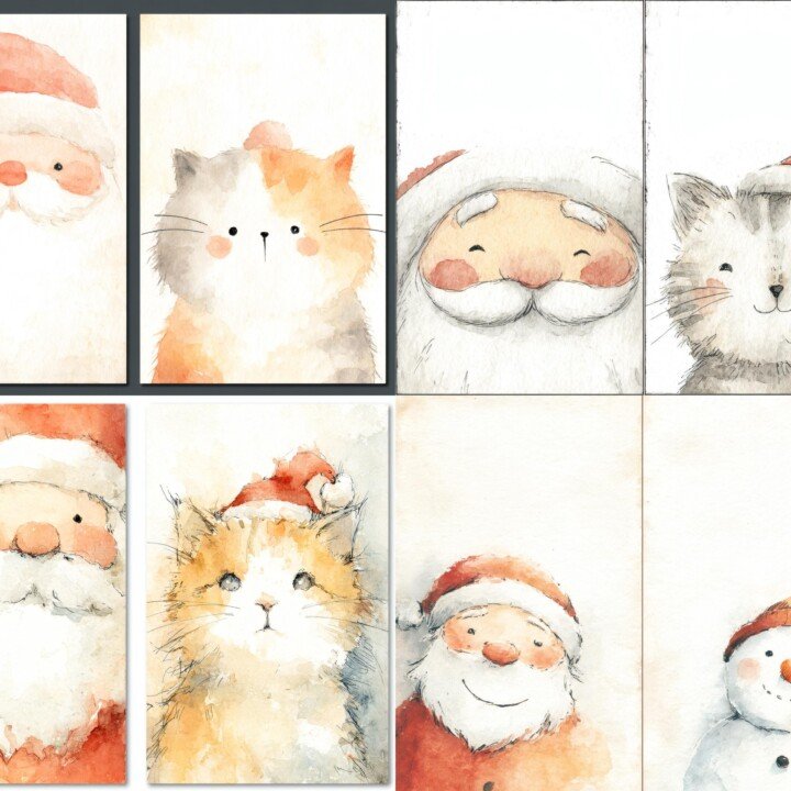 santa preview 2 – Journal Pages