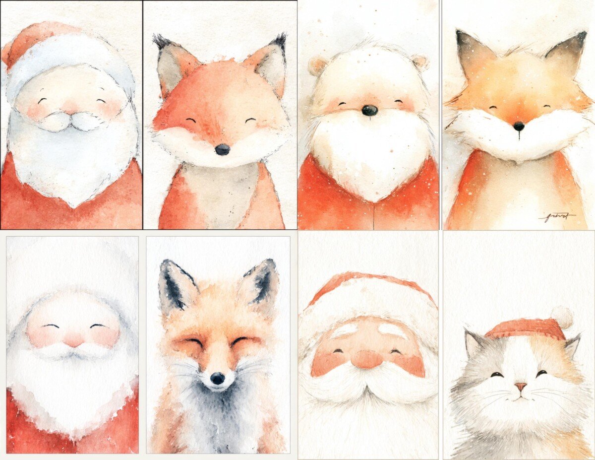 santa preview 8 – Journal Pages