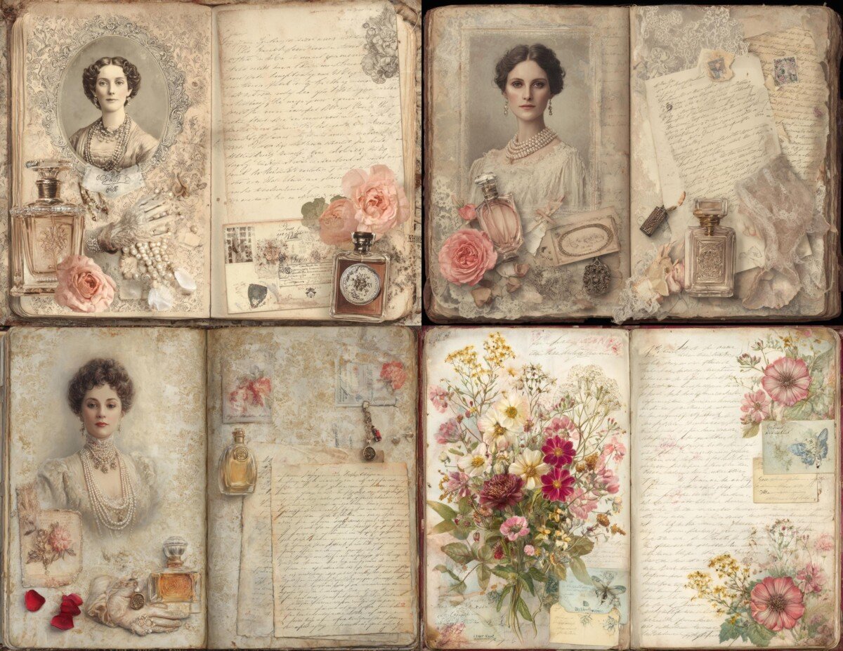 vintage preview 3 – Journal Pages