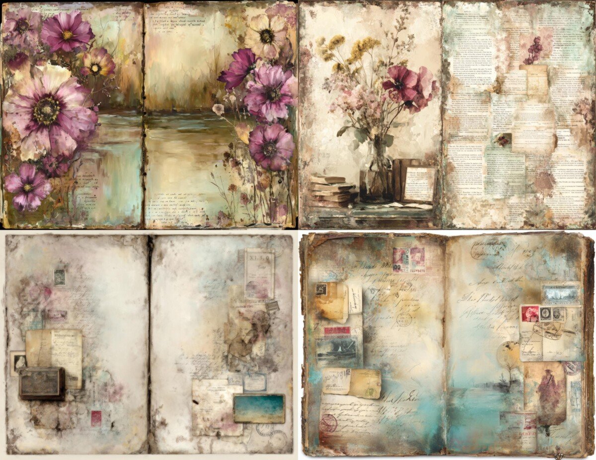 vintage preview 7 – Journal Pages