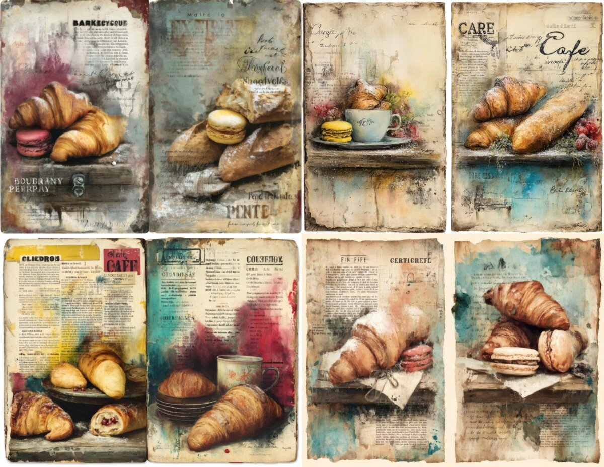 vintage preview 5 – Journal Pages