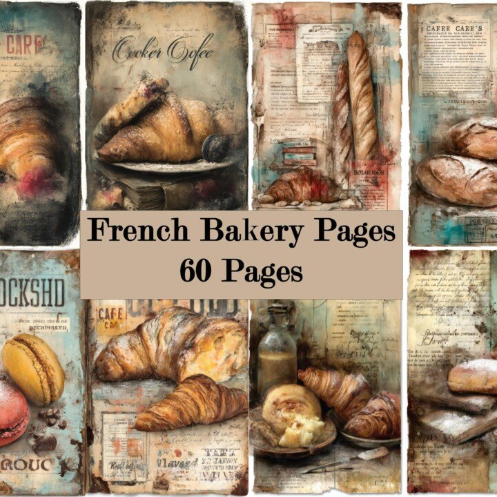 vintage – 60 Vintage Recipe Junk Journal Pages