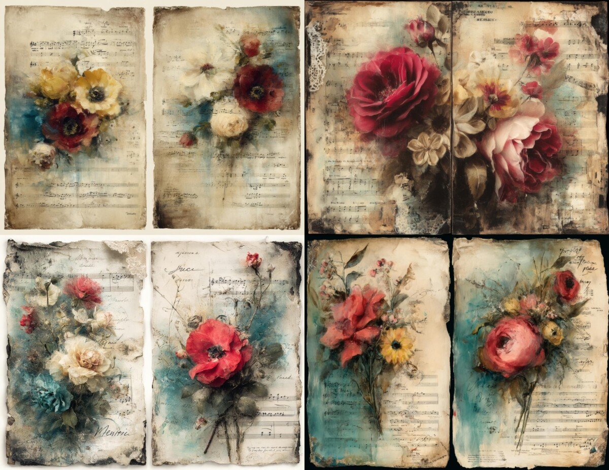 floral preview 2 – Journal Pages