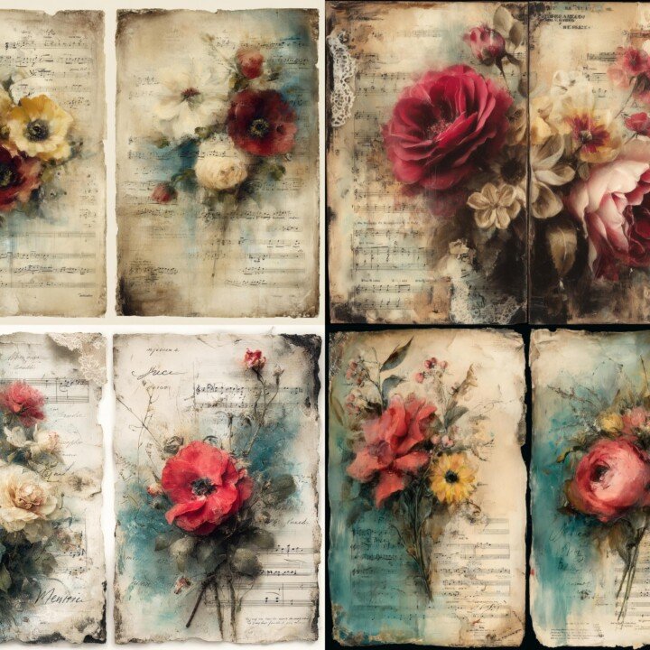 floral preview 2 – Journal Pages