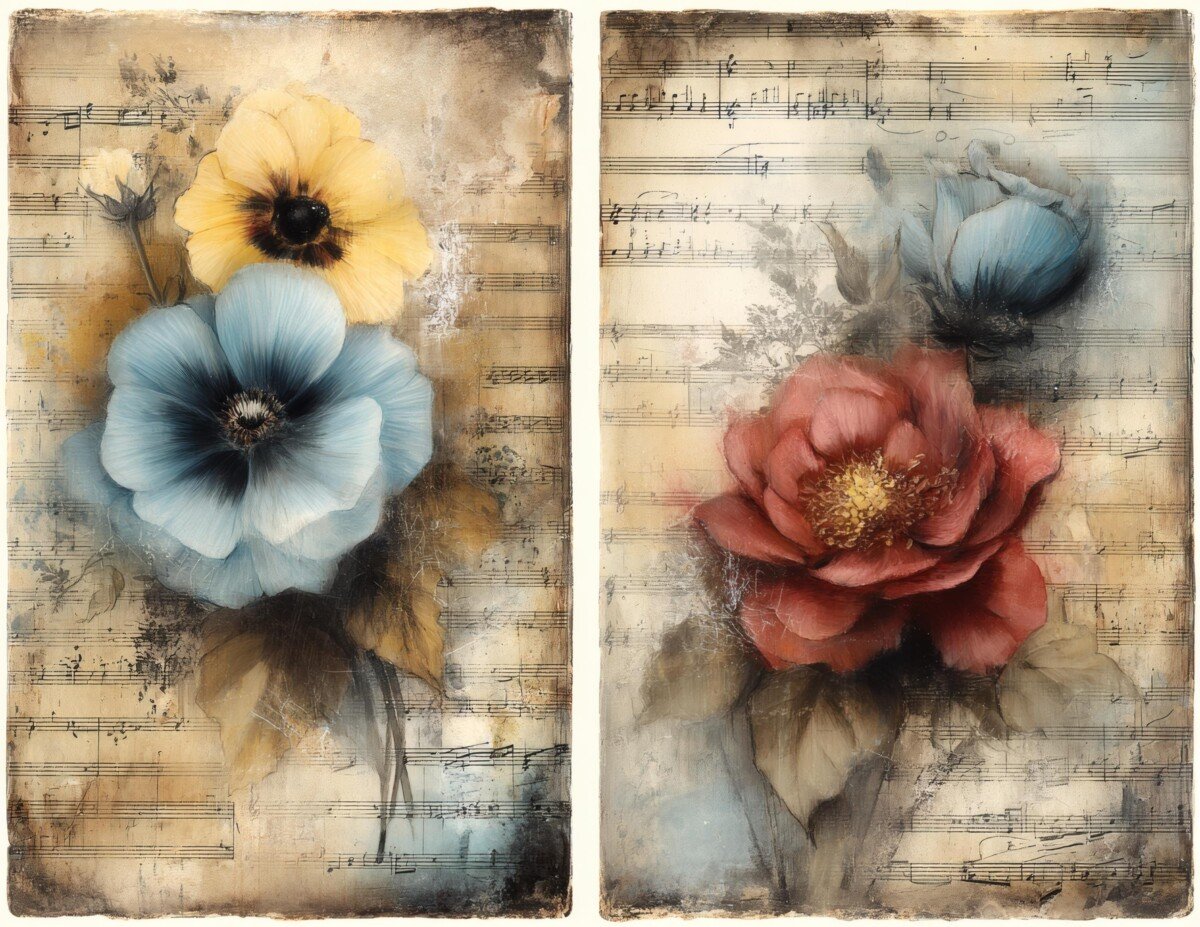floral preview 8 – Journal Pages
